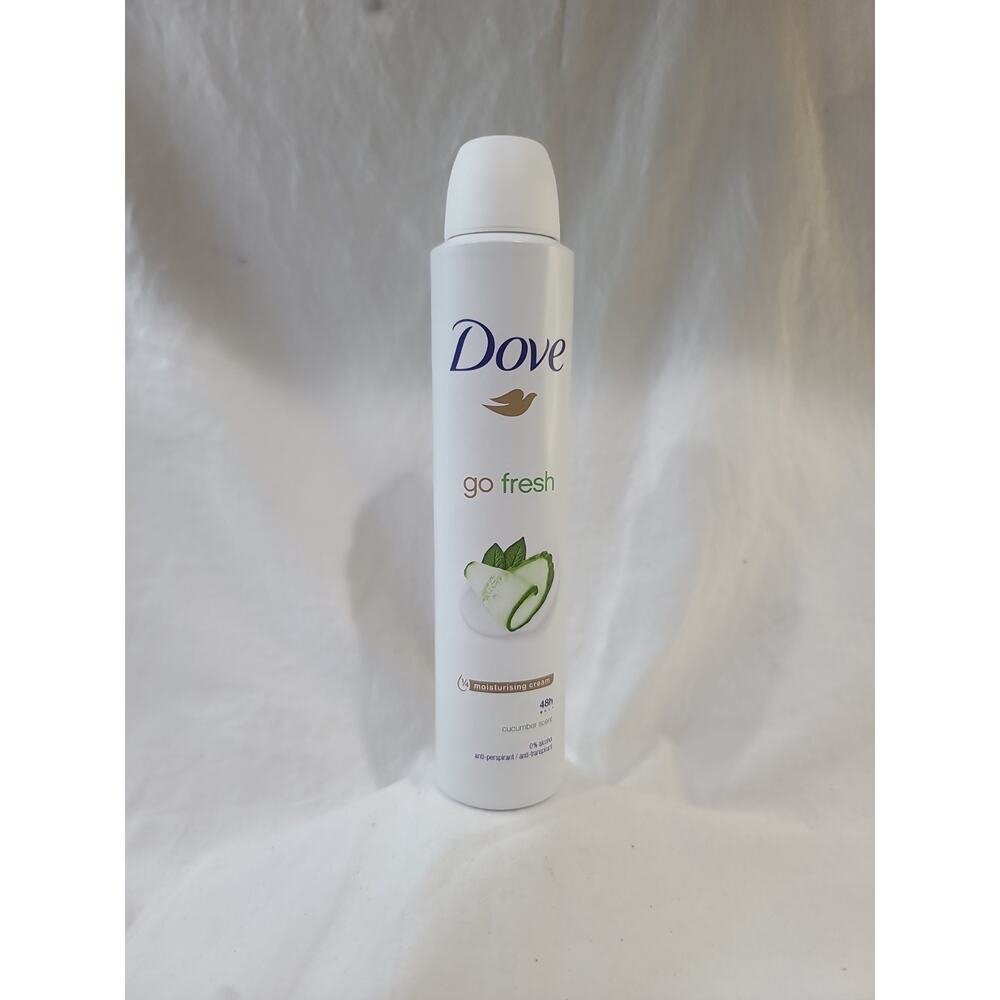 Dove Spray Deodorant Go Fresh Cucumber 48H Odor Protection 200ml 6.7ounce Large